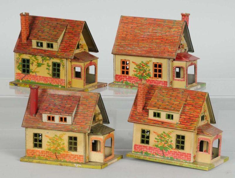 Appraisal: Lot of Lionel Accessory Litho Bungalows Description Pre-war One bungalow