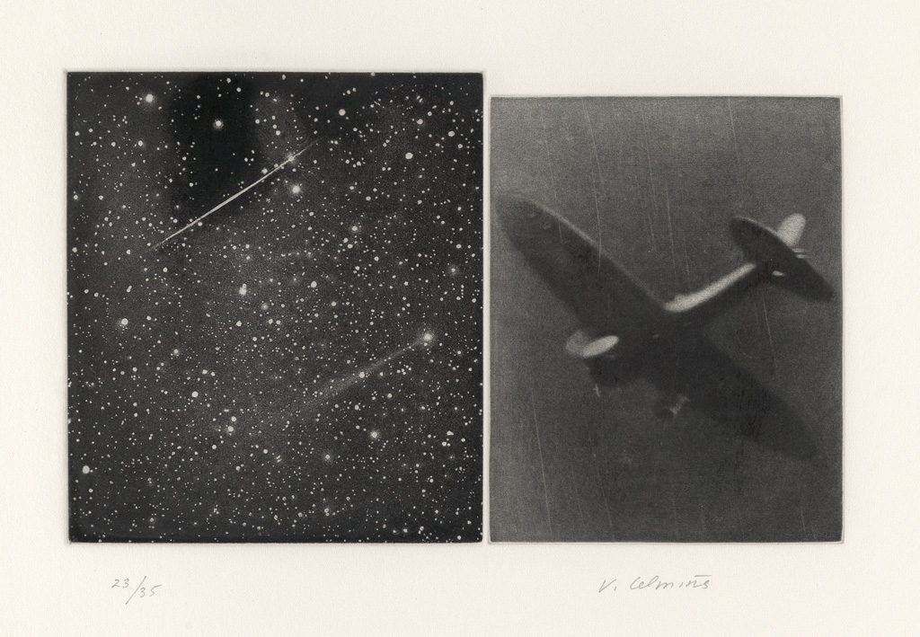 Appraisal: VIJA CELMINS Concentric Bearings B Aquatint drypoint and mezzotint on