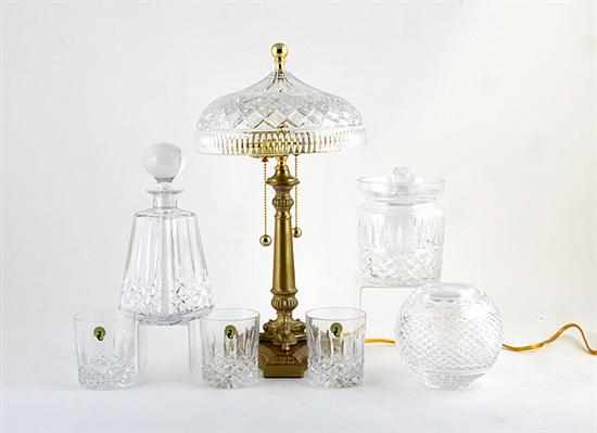 Appraisal: Waterford crystal collection drinks set tumblers H '' and decanter