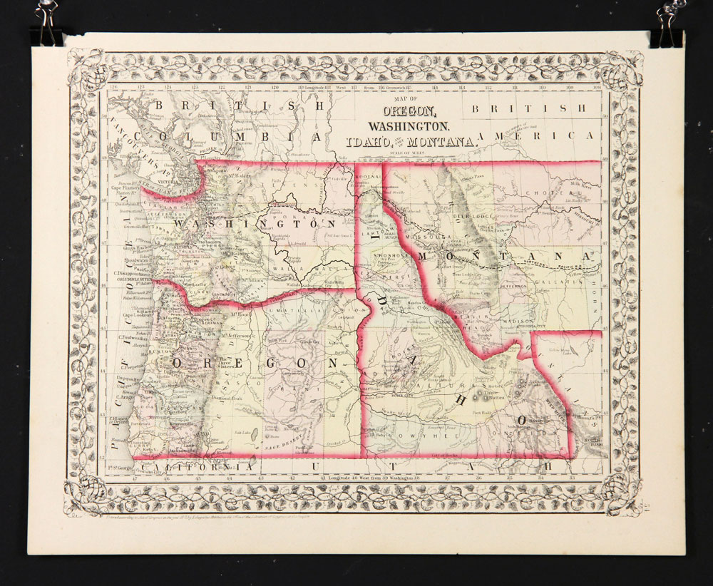 Appraisal: - Two Maps of the American North West Lot of