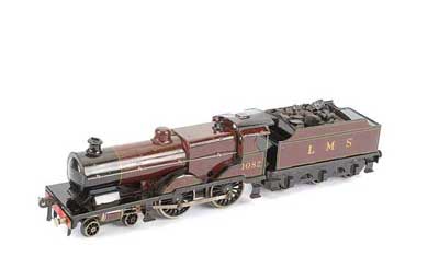 Appraisal: Bassett-Lowke O Gauge - - Loco and Tender LMS maroon