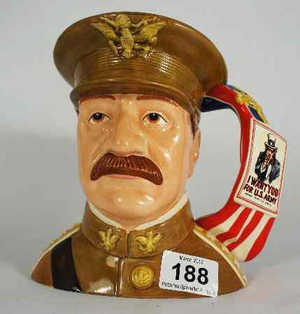 Appraisal: Royal Doulton Large Character Jug General Pershing D Limited Edition