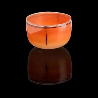 Appraisal: DALE CHIHULY Orange Basket DALE CHIHULY b Orange Basket Baden