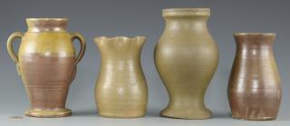 Appraisal: Middle TN Stoneware Jars and Vases Middle TN stoneware pottery