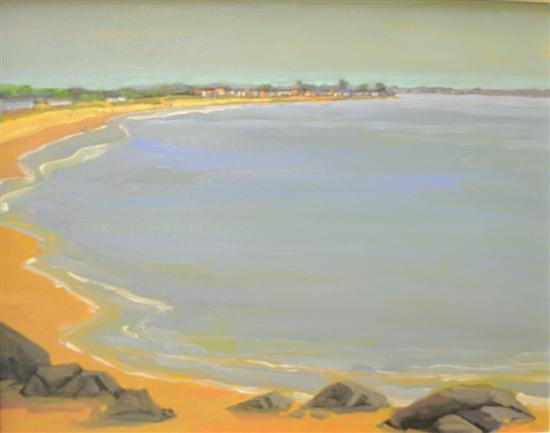 Appraisal: Beth Ellis oil on canvas ''Looking Toward Ogunquit Beach'' signed