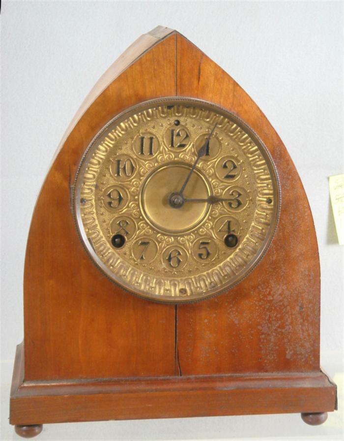 Appraisal: Seth Thomas pine mantle clock beehive form key pendulum h