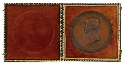 Appraisal: Henry Clay bronzed copper medalcharles cushing wright united states mint