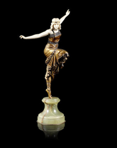 Appraisal: Paul Philippe - 'Russian Dancer' a Bronze and Ivory Figure