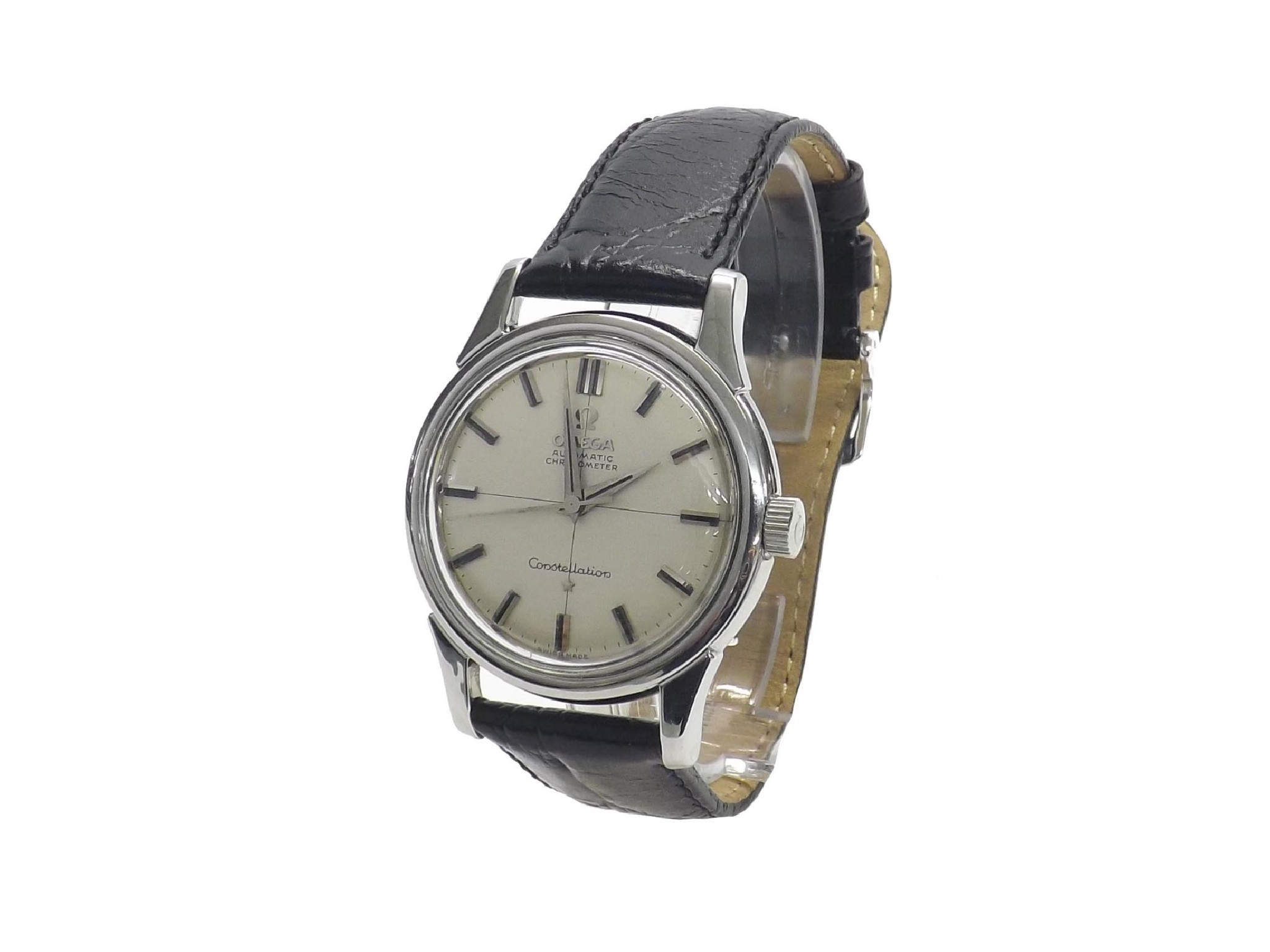 Appraisal: Omega Constellation Chronometer automatic stainless steel gentleman's wristwatch circa ref