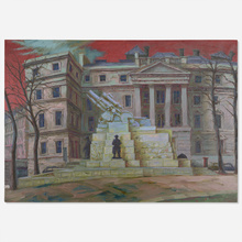 Appraisal: John A Parks THE ARTILLERY MEMORIAL oil on canvas h