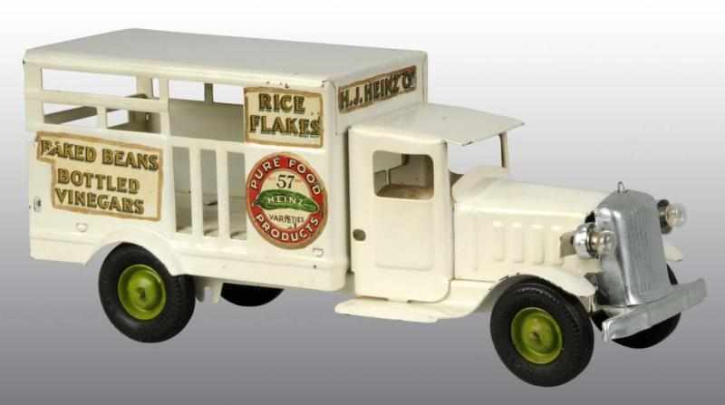 Appraisal: Pressed Steel Metalcraft Heinz Pickle Truck Toy Description American Nice