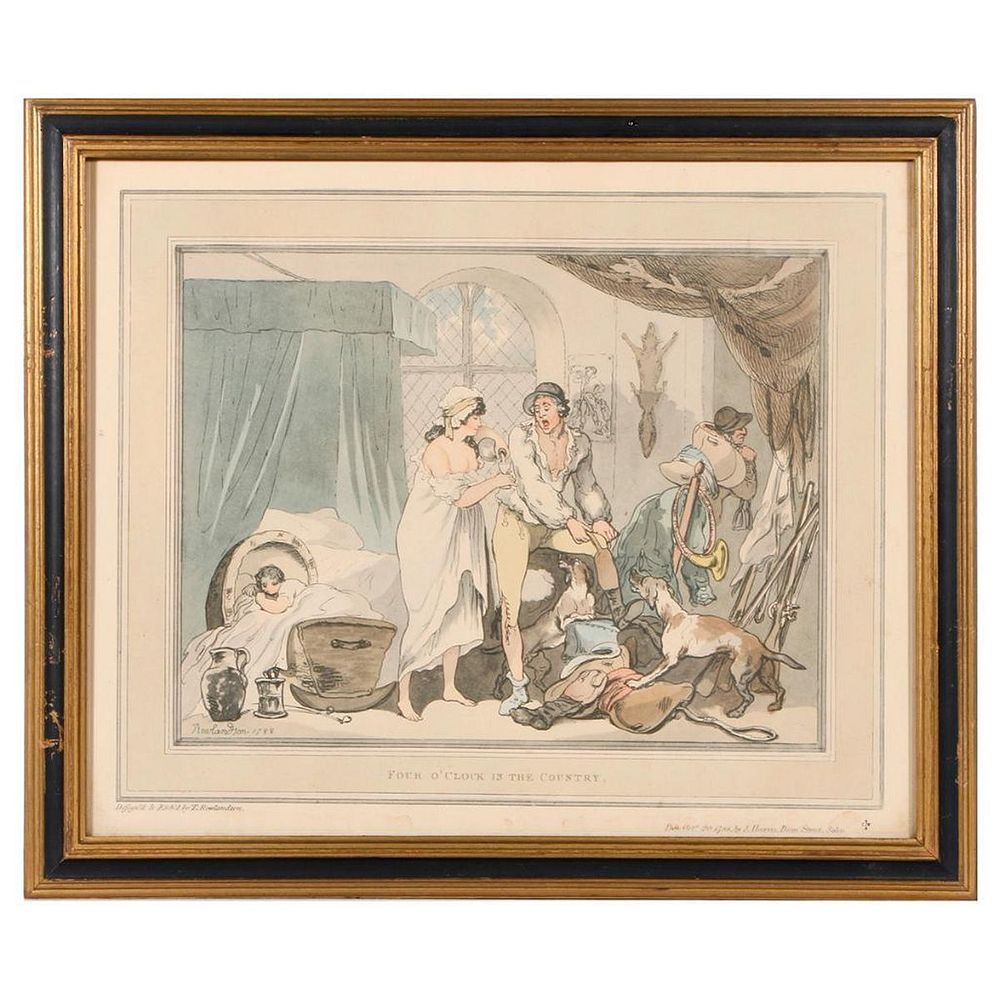 Appraisal: Thomas Rowlandson - Artist Thomas Rowlandson - Subject Title Four