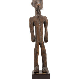 Appraisal: A Bambara Carved Wood Figure Mali Mid- th Century Height