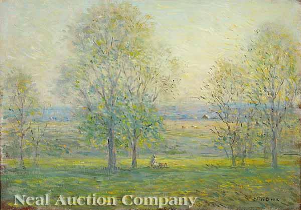 Appraisal: Eliot Candee Clark American Virginia - Springtime Afternoon oil on