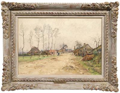 Appraisal: Mario Carl-Rosa painting Mario Cornilleau Raoul Carl-Rosa French - Une