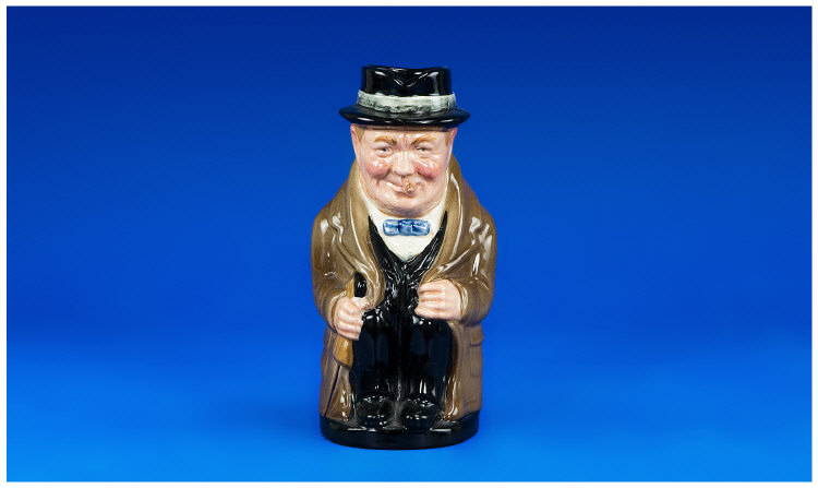 Appraisal: Royal Doulton Toby Jug 'Winston Churchill' stands inches tall