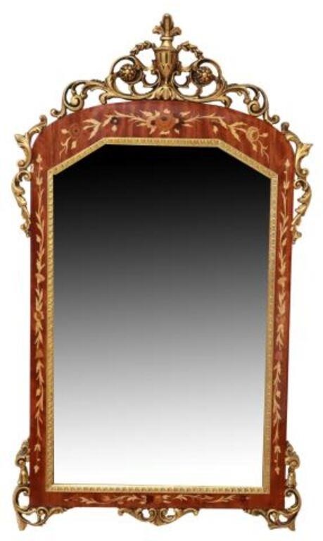 Appraisal: Italian Louis XV style mirror th c having carved giltwood