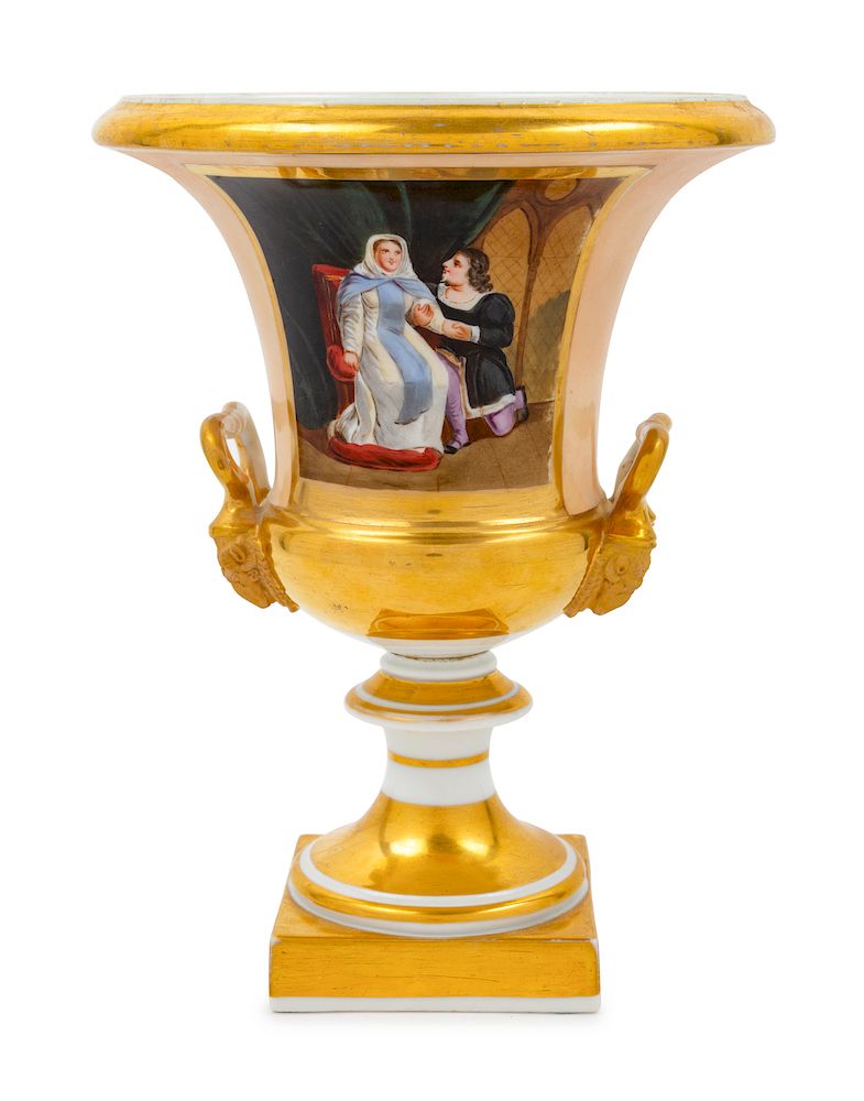 Appraisal: A Paris Porcelain Urn A Paris Porcelain Urn th Century