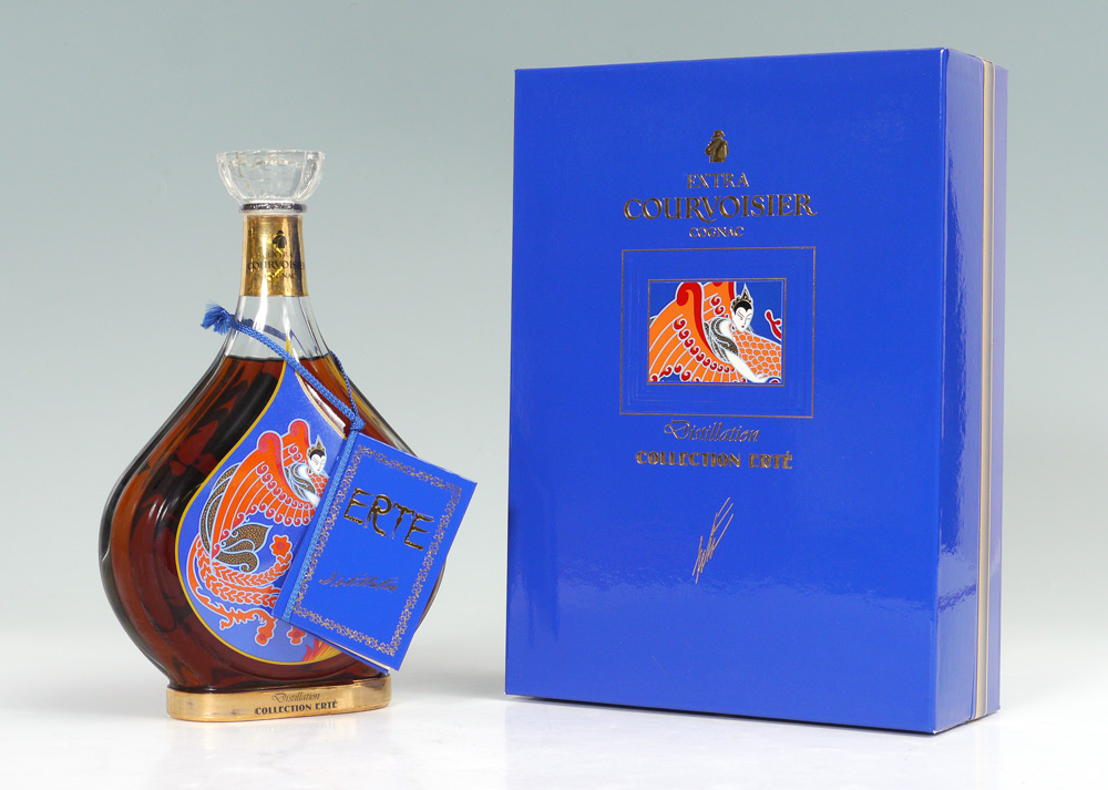 Appraisal: RARE ERTE BOTTLE FOR COURVOISIER DISTILLATION Created for famous cognac