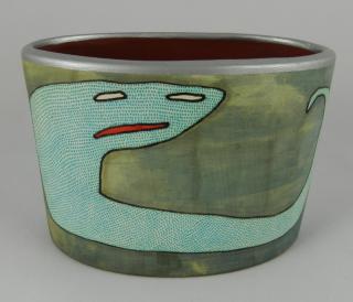 Appraisal: Marvin Jones ceramic vessel Marvin Jones American - - Untitled-