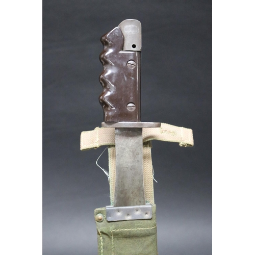 Appraisal: Australian Machette bayonet Mk II with scabbard British and Commonwealth