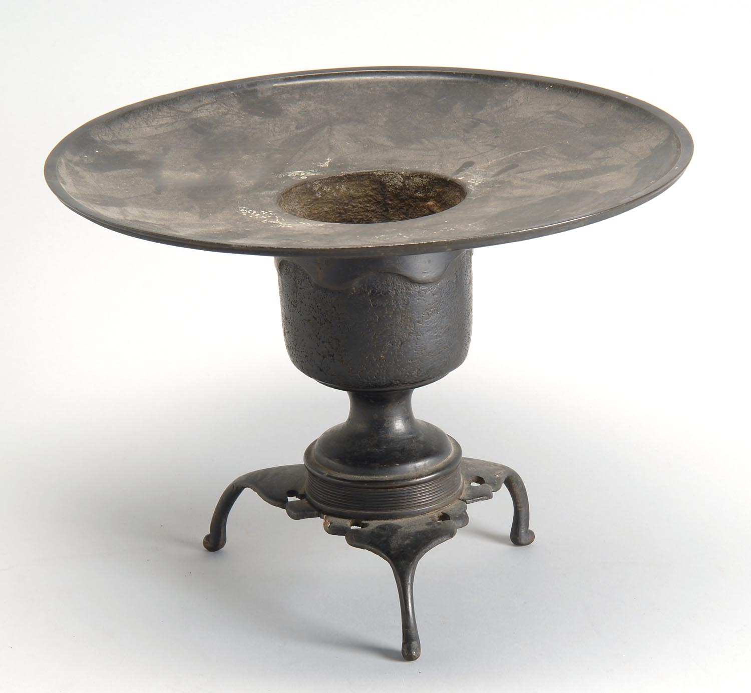 Appraisal: BRONZE USABATA Early th CenturyWith tripod base and dish-form top