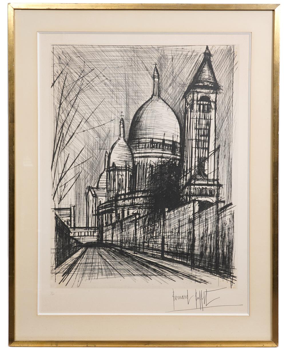 Appraisal: BERNARD BUFFET 'LE SACRE-COEUR A MONTMARTE'Bernard Buffet France - 'Le