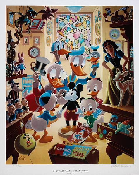 Appraisal: A Carl Barks Another Rainbow lithograph In Uncle Walt's Collectry