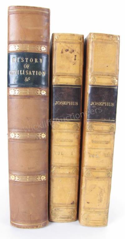 Appraisal: A lot of three books including two volumes of The