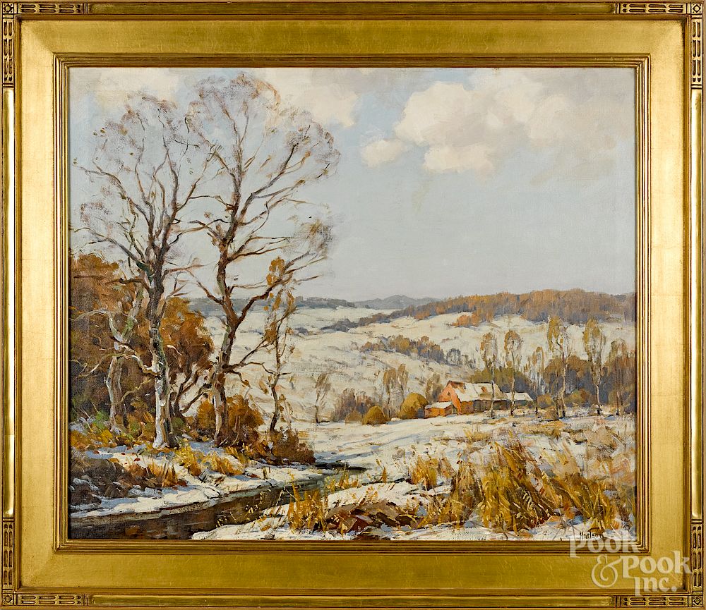 Appraisal: Walter Hartson American - landscape Exclusive on Bidsquare Walter Hartson