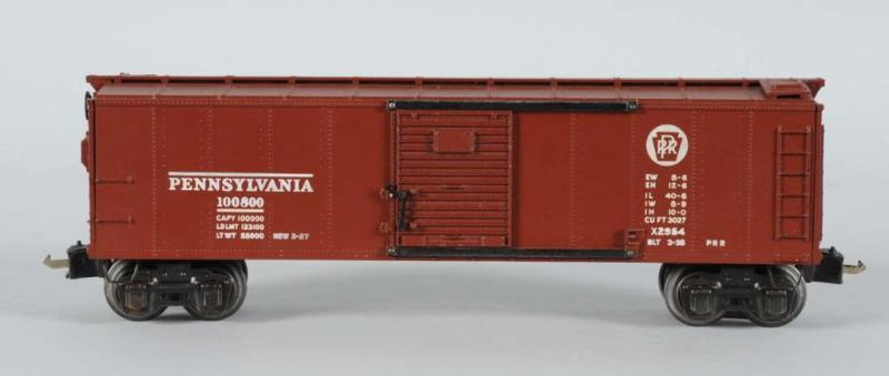 Appraisal: Lionel No O-Gauge Semi-Scale Boxcar Description Pre-war No signs of