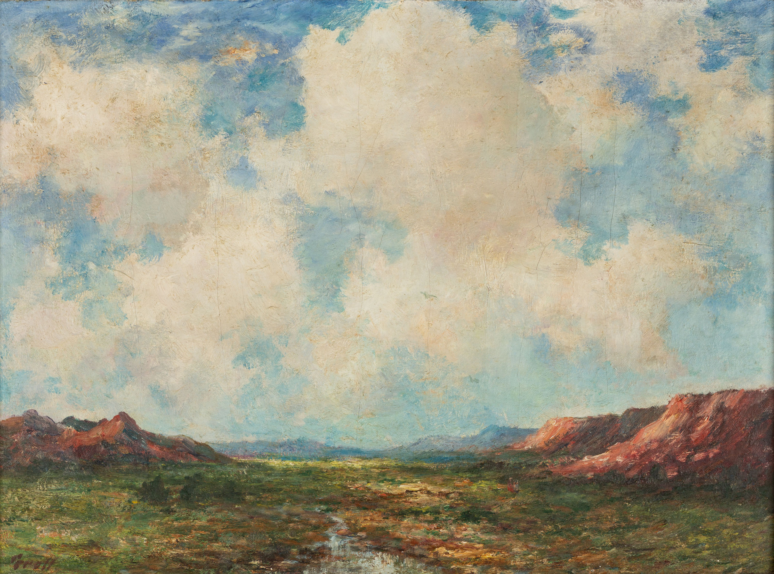 Appraisal: ALBERT LOREY GROLL AMERICAN - IN NEW MEXICO Oil on