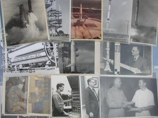 Appraisal: MSFC Photographs A three ring notebook with over silver prints