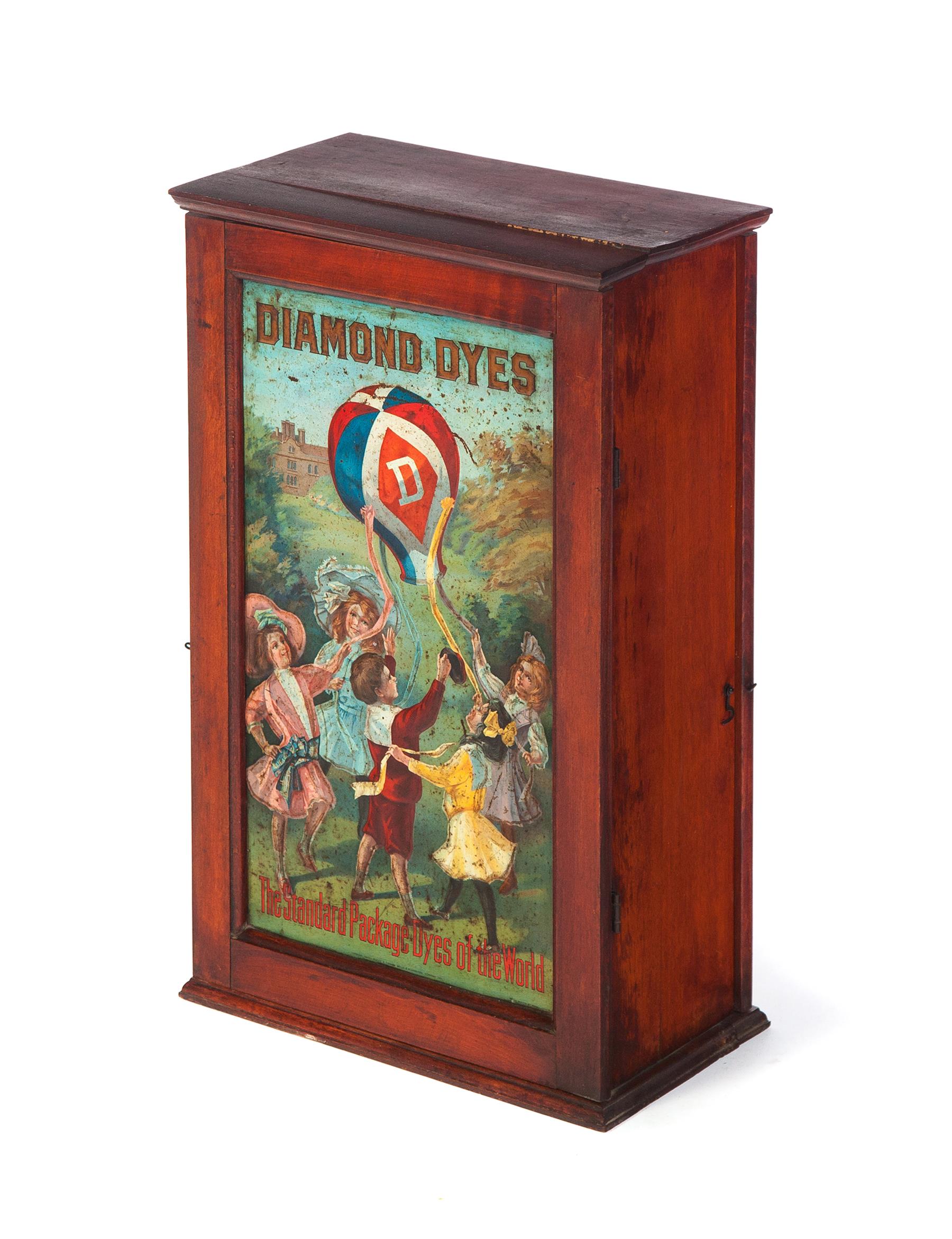 Appraisal: DIAMOND DIES GENERAL STORE CABINET American st quarter- th century