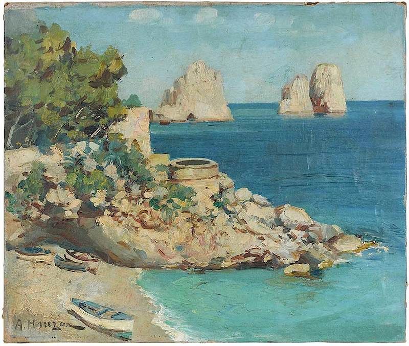 Appraisal: Aleksei Vasilievich Hanzan Russian Ukranian Mediterranean Coast signed lower left