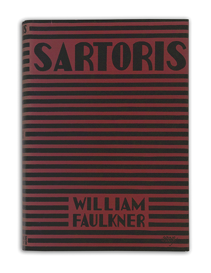 Appraisal: FAULKNER WILLIAM Sartoris vo black cloth lettered in red edges