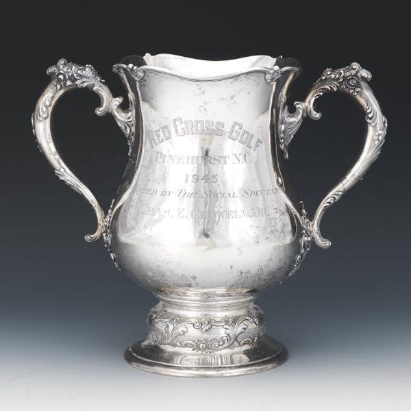 Appraisal: BLACK STARR FROST STERLING TROPHY x Sterling silver trophy with