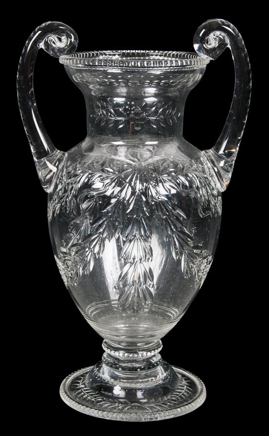 Appraisal: Sale Lot A David Webb Art Glass Vase english late