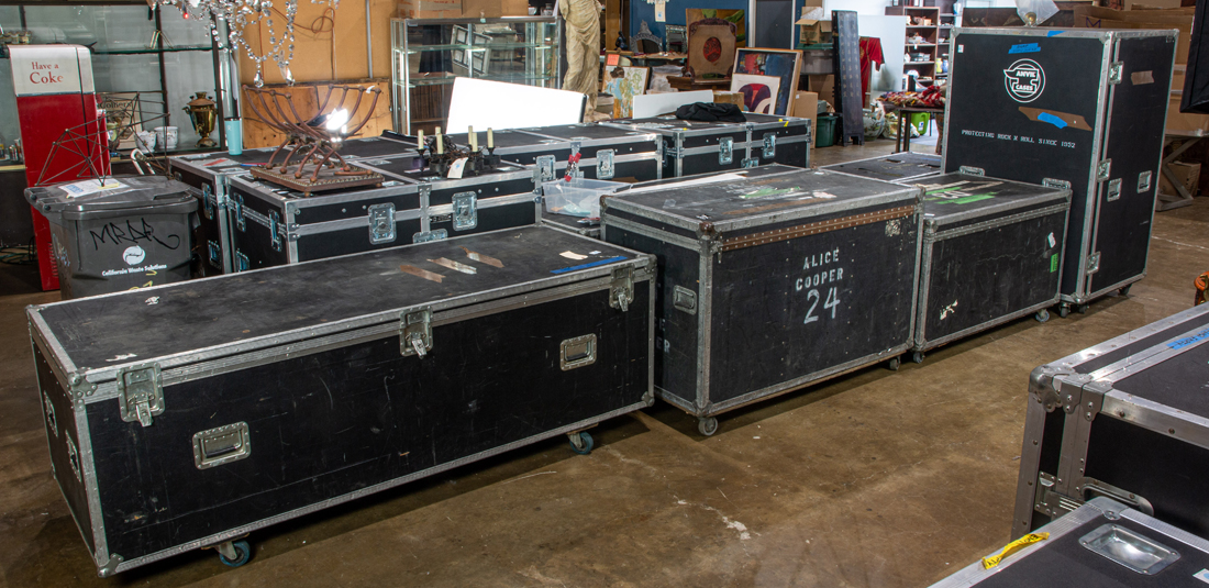 Appraisal: LOT OF ROAD CASES lot of Road cases one with