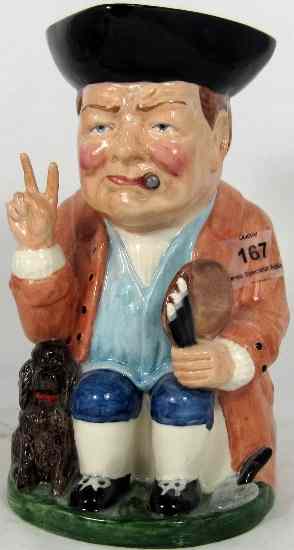 Appraisal: Bairstow Manor Pottery Toby Jug Winston Churchill ''Ruffus''