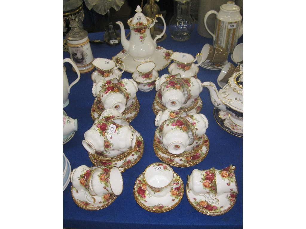 Appraisal: Royal Albert 'Old Country Roses' tea and coffee sets