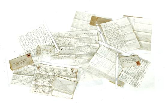 Appraisal: GROUP OF OHIO CIVIL WAR LETTERS Written by Jacob Hopkins