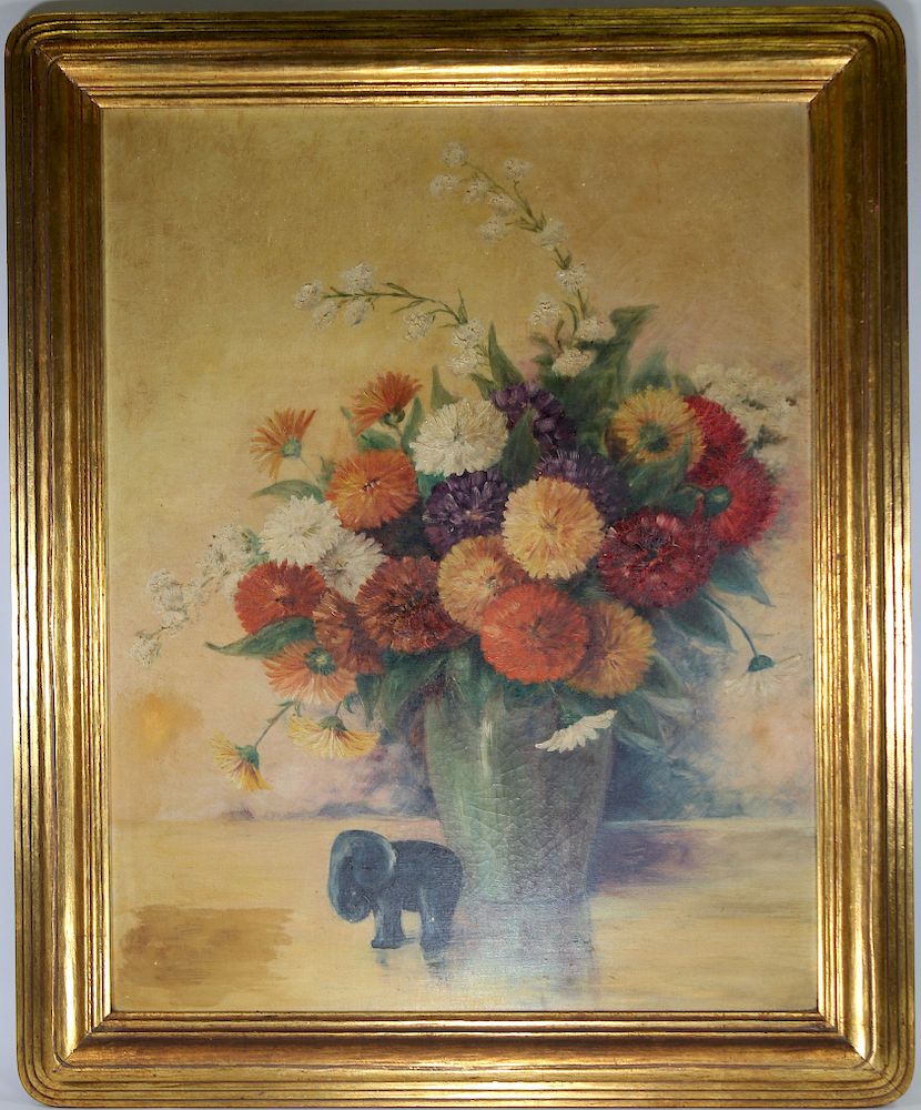 Appraisal: Antique American School Still Life Painting Antique American School Still