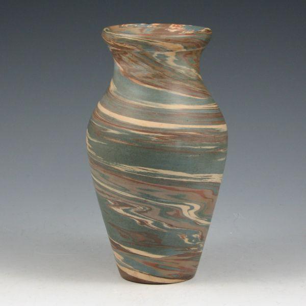 Appraisal: Niloak Mission Swirl vase Marked with impressed Niloak Mint tall