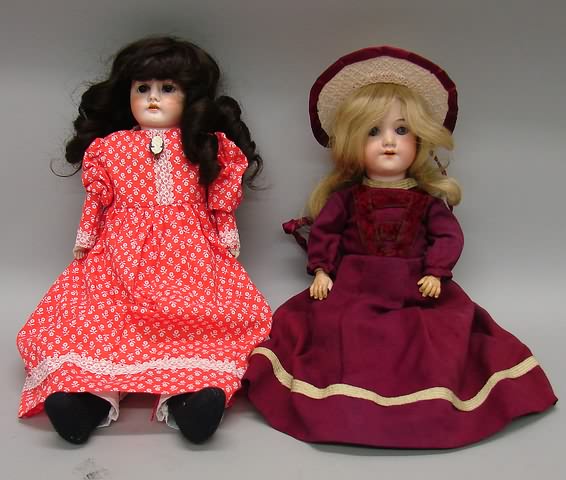 Appraisal: Pair of dolls Armand Marseille Germany A M Blue sleep