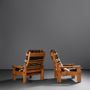 Appraisal: Yngve Ekstr m - Pair of 'Dymling' Lounge Chairs c