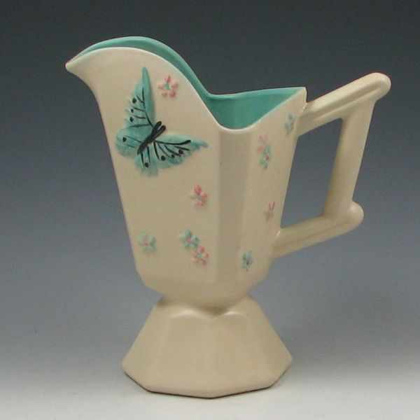 Appraisal: Hull Butterfly Smooth pitcher Marked Hull USA B ' Mint