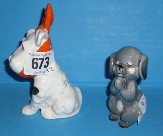 Appraisal: Beswick Dog with Toothache and Dog Praying