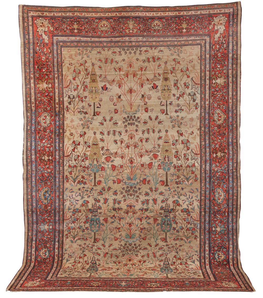 Appraisal: Sarouk Fereghan Carpet Persia ca ft x ft in Provenance