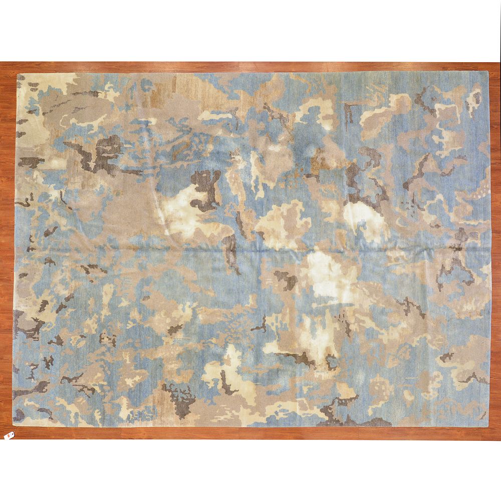 Appraisal: Tibetan Rug Nepal x Modern hand-knotted wool on wool foundation